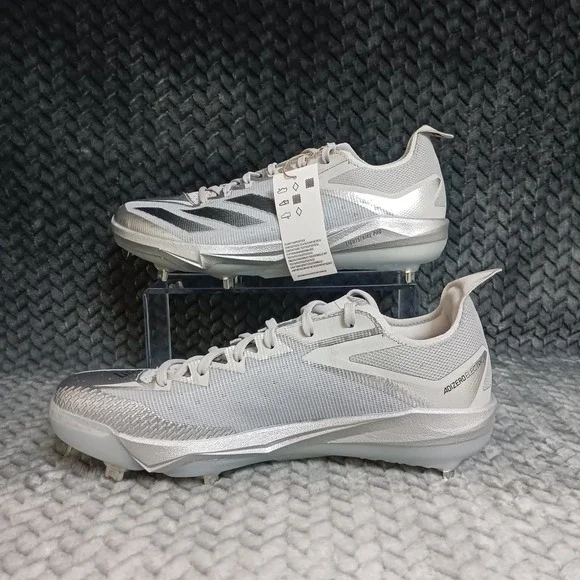 Adidas Adizero Electric+ Silver Speed Pack Men's Baseball Cleats Size 7.5